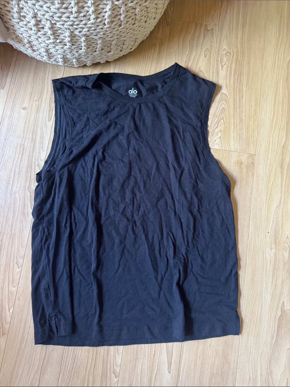 ALO Yoga Men’s Black Muscle Tank Top